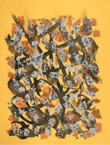 Owls In FallPainting