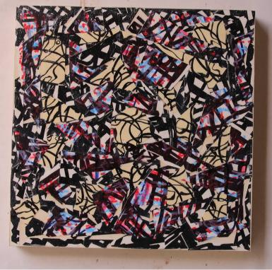 Purple Night   Mulch SeriesCollage