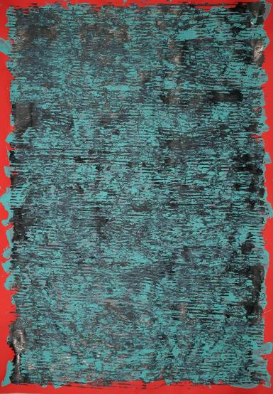 Turquoise StretchPainting